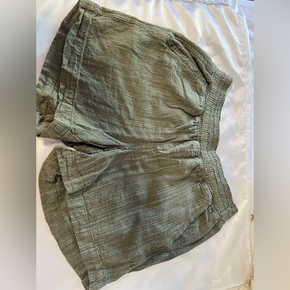 Loose Green Shorts